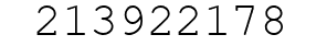 Number 213922178.