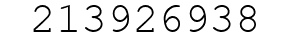 Number 213926938.