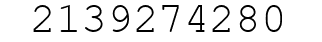 Number 2139274280.
