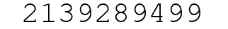 Number 2139289499.