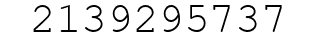 Number 2139295737.