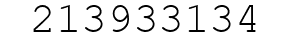 Number 213933134.