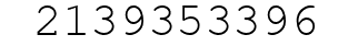 Number 2139353396.