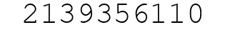 Number 2139356110.