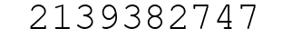 Number 2139382747.