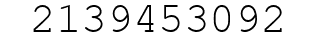 Number 2139453092.