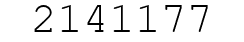 Number 2141177.