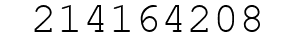 Number 214164208.