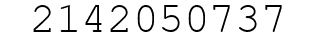 Number 2142050737.
