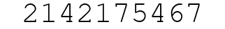 Number 2142175467.