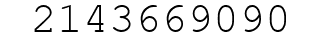 Number 2143669090.