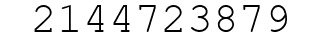 Number 2144723879.