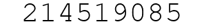 Number 214519085.
