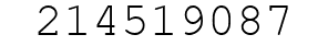 Number 214519087.