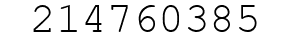 Number 214760385.