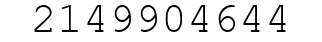 Number 2149904644.