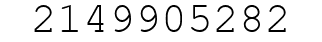Number 2149905282.
