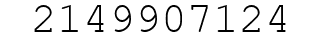 Number 2149907124.