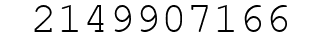 Number 2149907166.