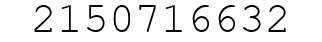 Number 2150716632.