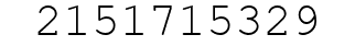Number 2151715329.