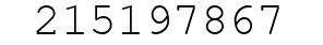 Number 215197867.