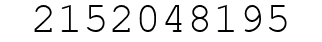 Number 2152048195.