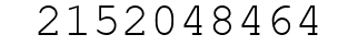 Number 2152048464.