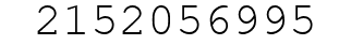 Number 2152056995.