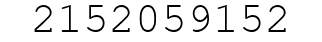 Number 2152059152.