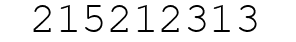 Number 215212313.