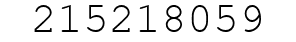 Number 215218059.