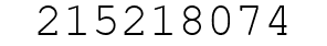Number 215218074.