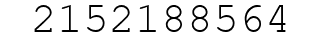 Number 2152188564.
