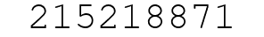 Number 215218871.