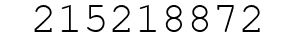 Number 215218872.