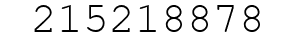 Number 215218878.