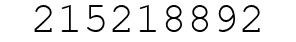 Number 215218892.
