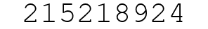 Number 215218924.