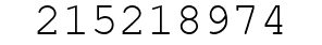 Number 215218974.