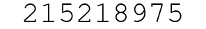 Number 215218975.