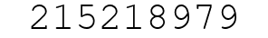 Number 215218979.