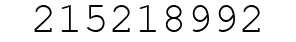 Number 215218992.