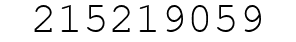 Number 215219059.