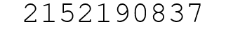 Number 2152190837.