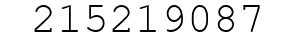 Number 215219087.