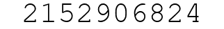 Number 2152906824.