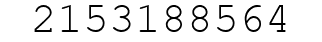Number 2153188564.