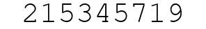 Number 215345719.