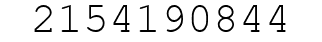 Number 2154190844.